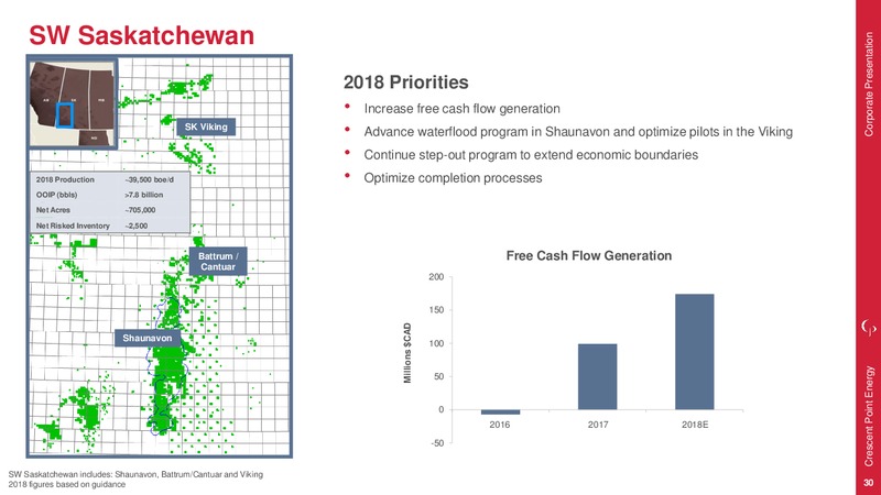 1Q 2018 Earnings Presentation – Crescent Point Energy Corp. – slide 30