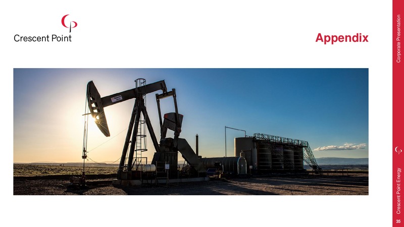 1Q 2018 Earnings Presentation – Crescent Point Energy Corp. – slide 34