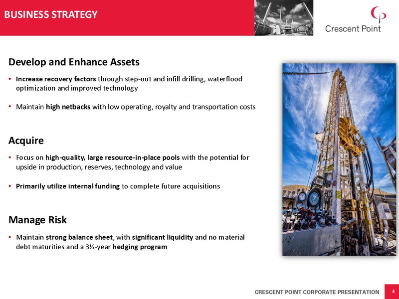 July 2016 Corporate Presentation – Crescent Point Energy Corp. – slide 3