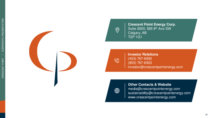 July 2022 Corporate Presentation – Crescent Point Energy Corp. – slide 30
