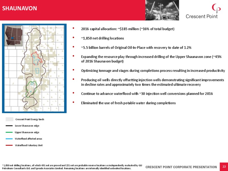 October 2016 Investor Presentation – Crescent Point Energy Corp. – slide 21