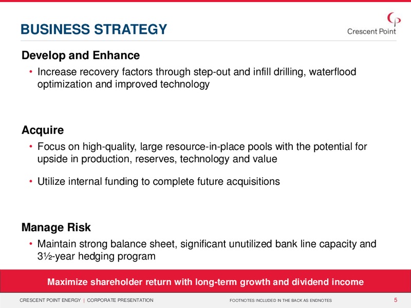 November 2015 Corporate Presentation – Crescent Point Energy Corp. – slide 4