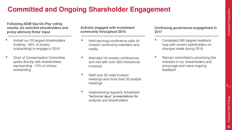 December 2017 Corporate Presentation – Crescent Point Energy Corp. – slide 34