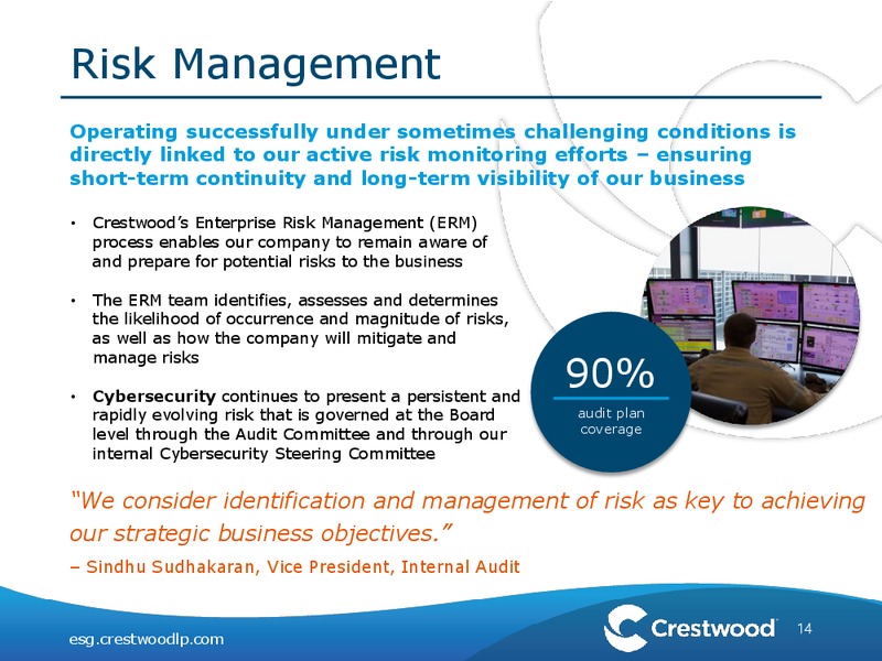 ESG and Sustainability – Crestwood Equity Partners Lp – slide 13