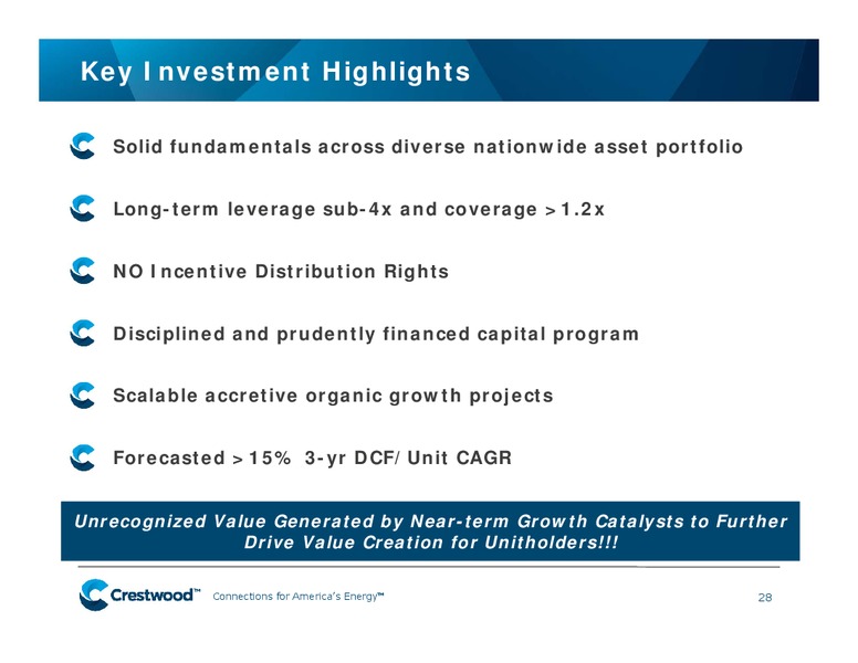 December 2018 Investor Presentation – Crestwood Equity Partners Lp – slide 27