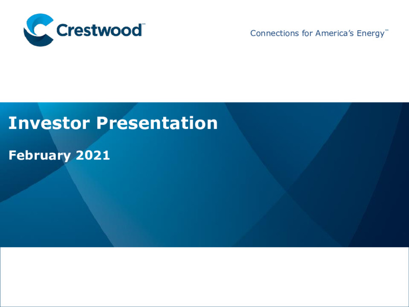 February 2021 Investor Presentation – Crestwood Midstream Partners Lp – slide 1