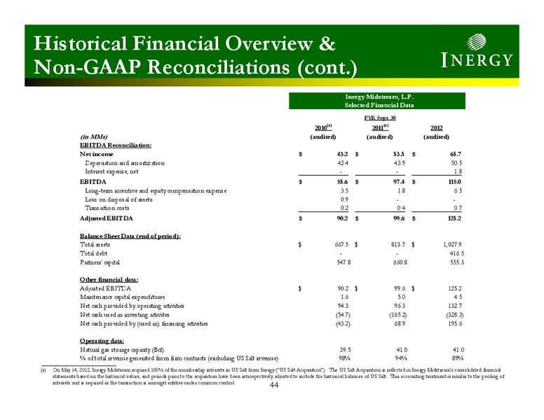 11th Annual Pipeline MLP and Energy Symposium – Crestwood Midstream Partners Lp – slide 43