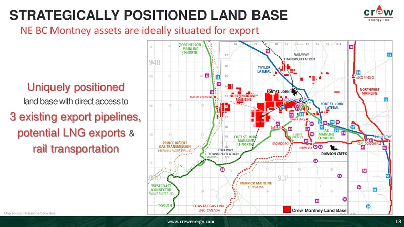 January 2019 Corporate Presentation – Crew Energy Inc. – slide 12