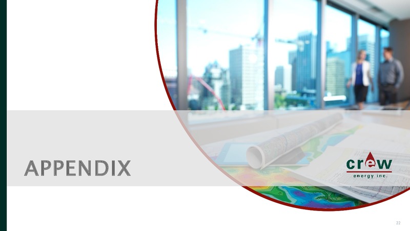 January 2020 Investor Presentation – Crew Energy Inc. – slide 21