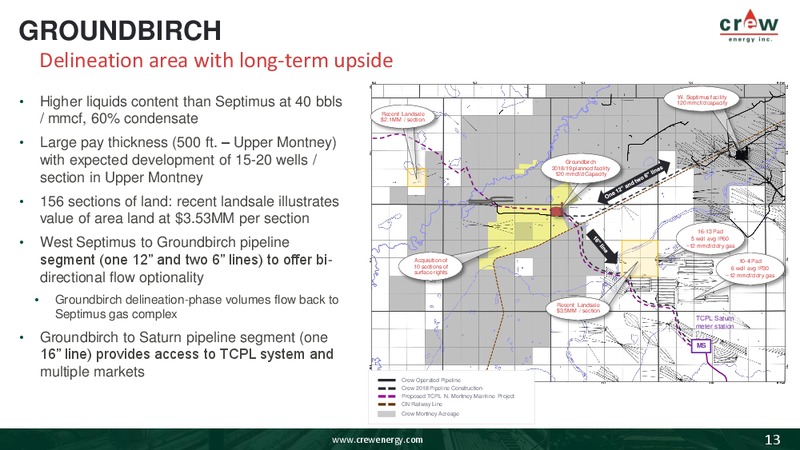 January 2018 Corporate Presentation – Crew Energy Inc. – slide 12