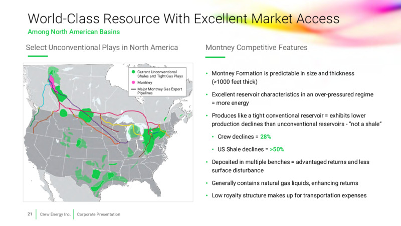 Corporate Presentation   March 2021 – Crew Energy Inc. – slide 17