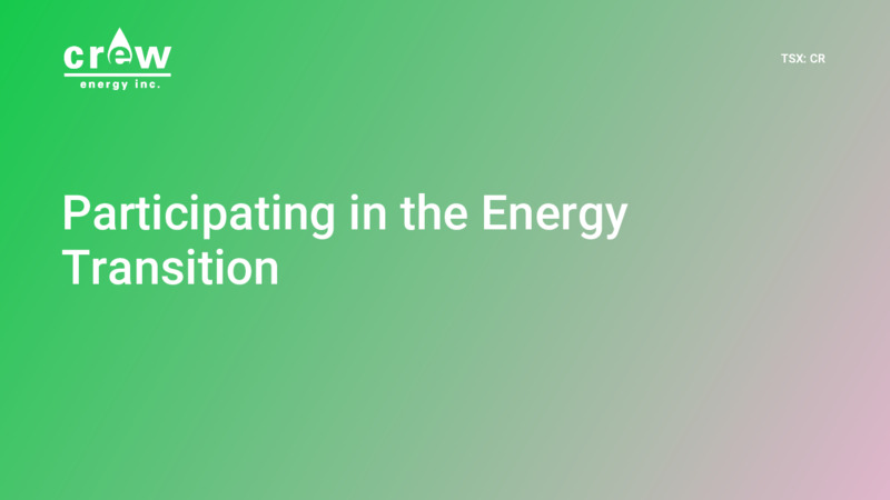 March 2021 Corporate Presentation – Crew Energy Inc. – slide 4