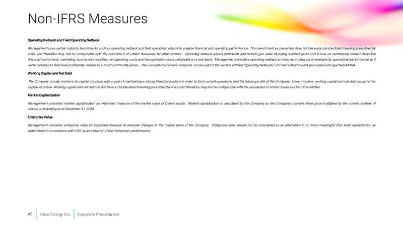 March 2021 Corporate Presentation – Crew Energy Inc. – slide 37