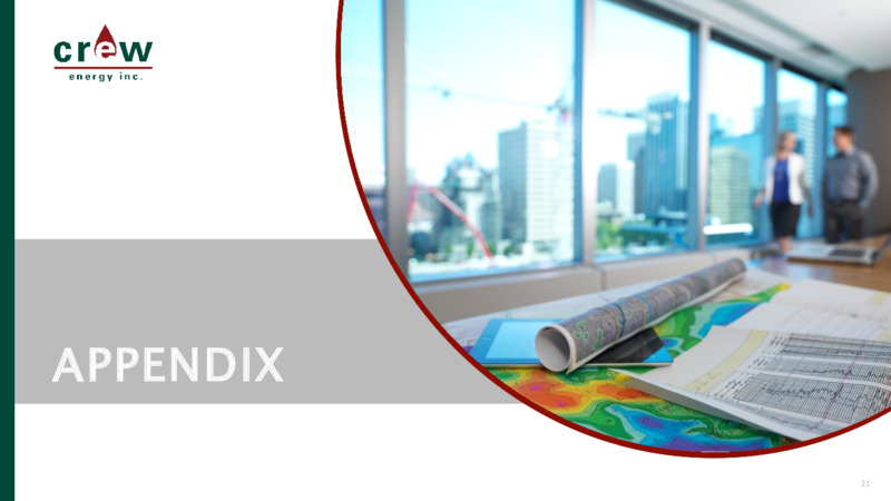 April 2020 Corporate Presentation – Crew Energy Inc. – slide 20