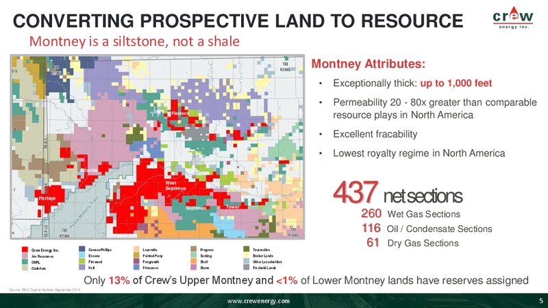 May 2019 Corporate Presentation – Crew Energy Inc. – slide 4