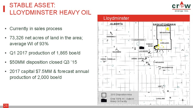 June 2017 Investor Presentation – Crew Energy Inc. – slide 25