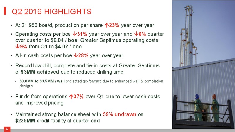 September 2016 Investor Presentation – Crew Energy Inc. – slide 3