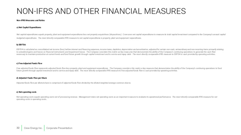 November 2023 Investor Presentation – Crew Energy Inc. – slide 29