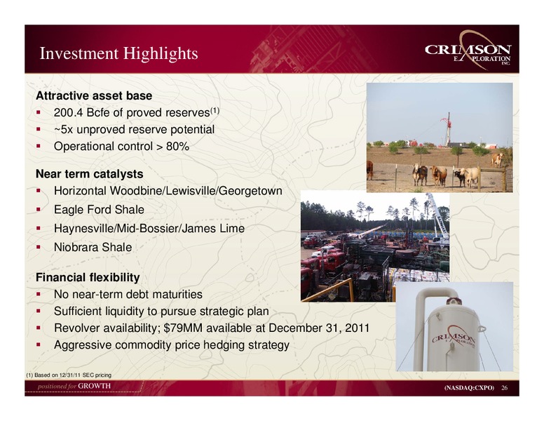 IPAA OGIS NYC – Crimson Exploration Inc. – slide 25