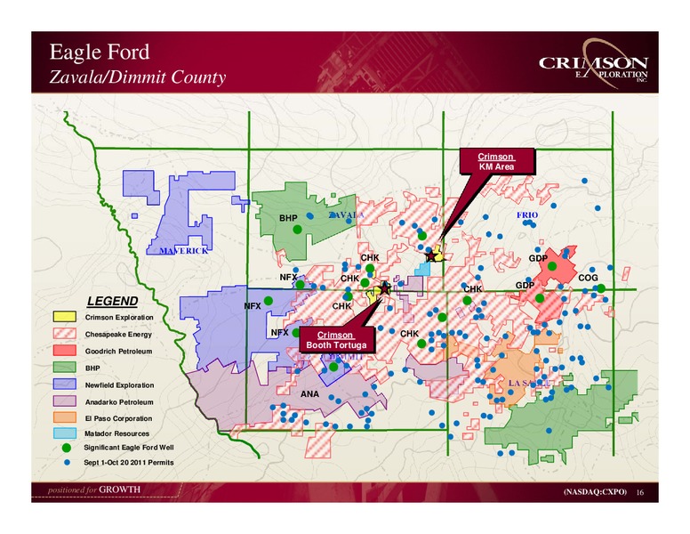 Johnson Rice 4th Annual Energy Conference – Crimson Exploration Inc. – slide 15