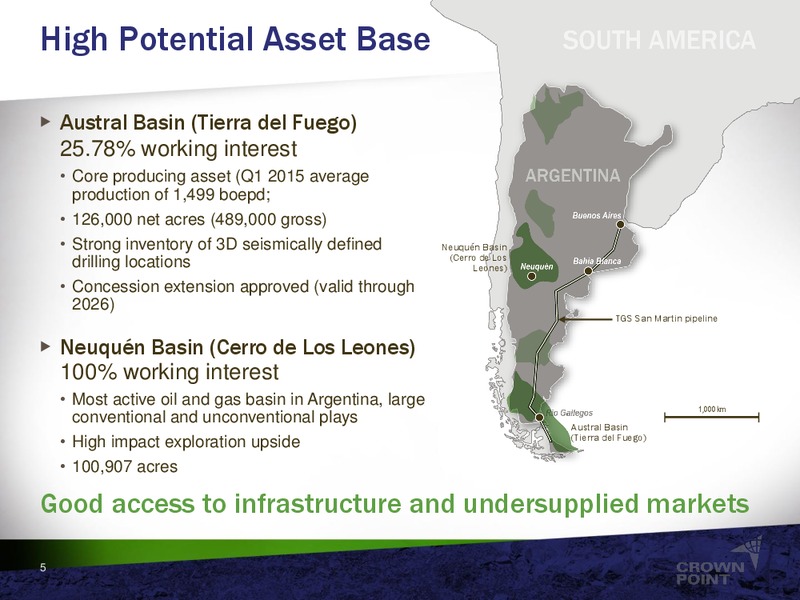 July 2015 Investor Presentation – Crown Point Energy Inc. – slide 3