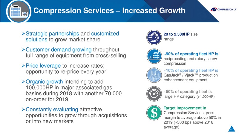 Cowen and Co Energy and Natural Resources Conference – Csi Compressco L.P. – slide 10