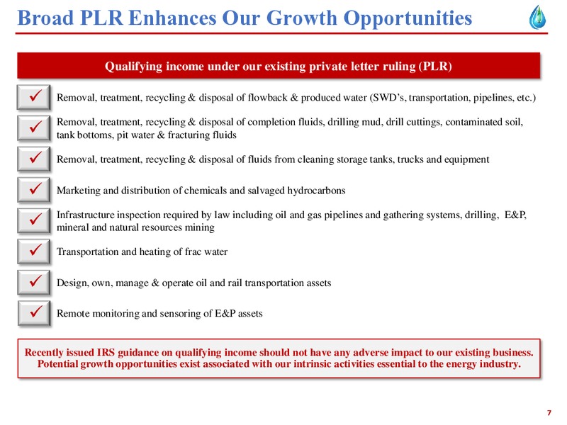 JUNE 2015 INVESTOR PRESENTATION – Cypress Energy Partners, L.P. – slide 6