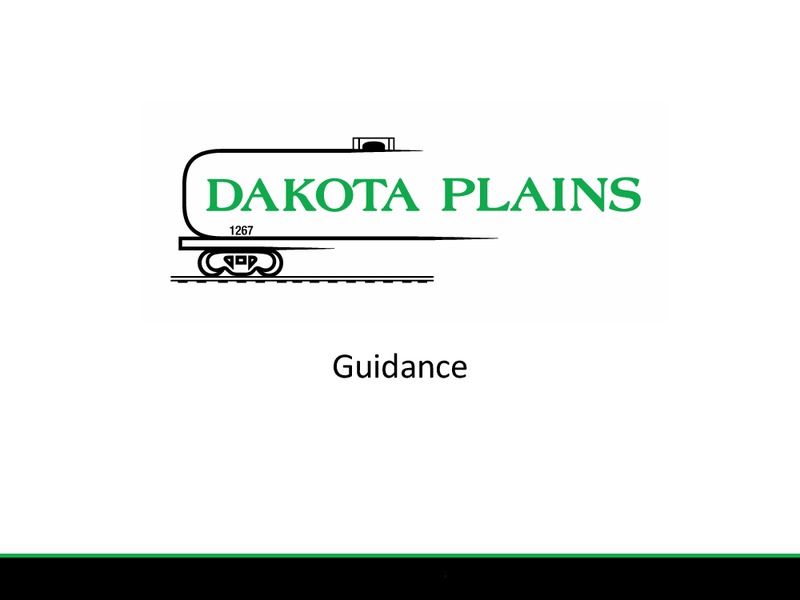 CORPORATE PRESENTATION – Dakota Plains Holdings Inc. – slide 13