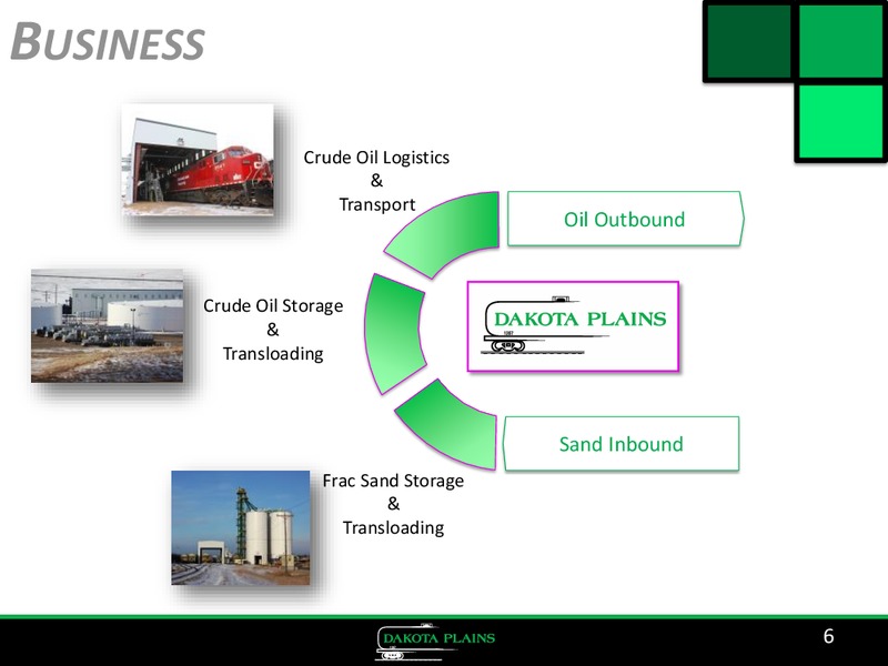 Corporate Presentation – Dakota Plains Holdings Inc. – slide 5