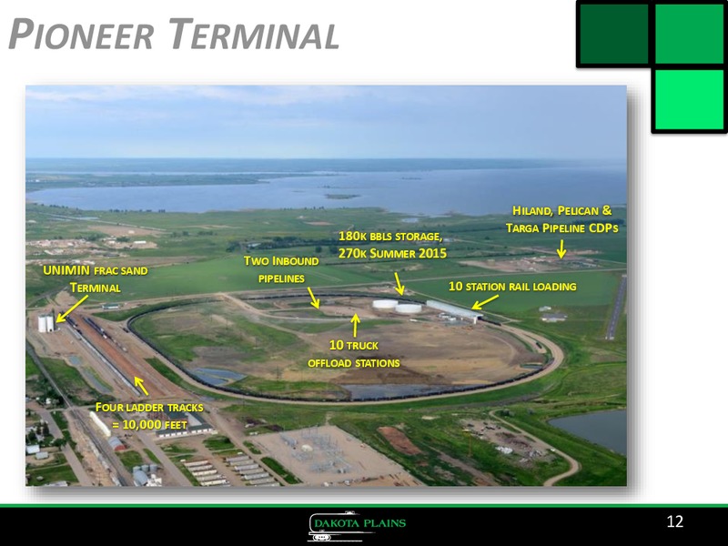 Corporate Presentation – Dakota Plains Holdings Inc. – slide 11