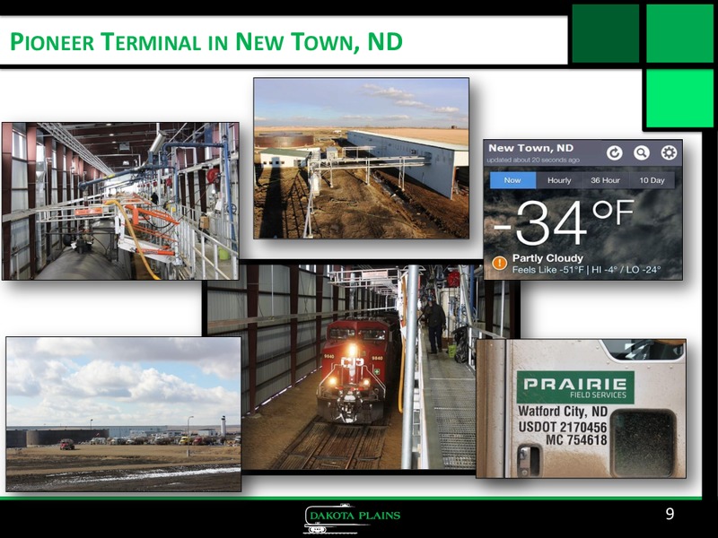DUG BAKKEN & NIOBRARA CONFERENCE – Dakota Plains Holdings Inc. – slide 8