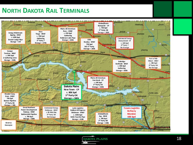 DUG BAKKEN & NIOBRARA CONFERENCE – Dakota Plains Holdings Inc. – slide 17