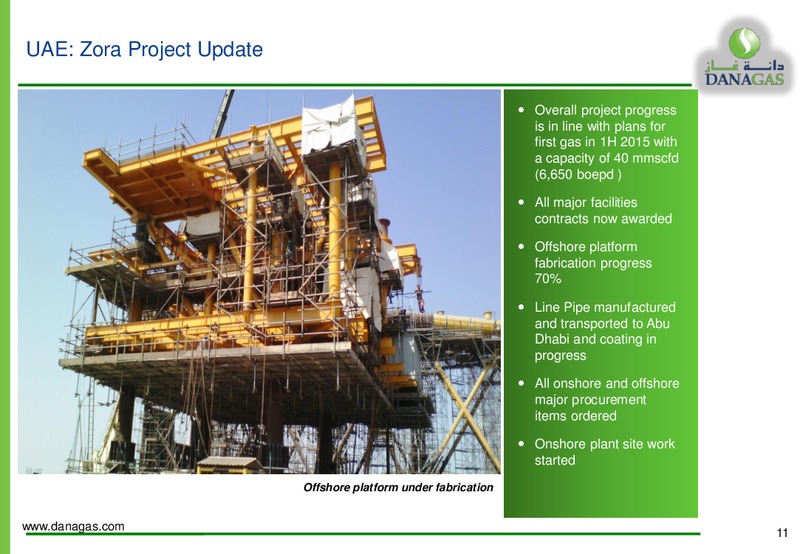 GAS ARABIA SUMMIT – Dana Gas – slide 10