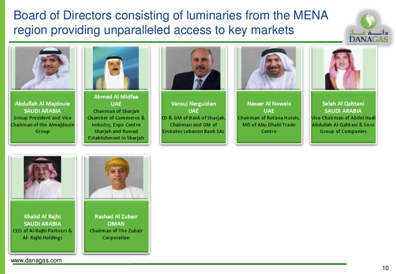 Dana Gas Equity Investor Presentation – Dana Gas – slide 9