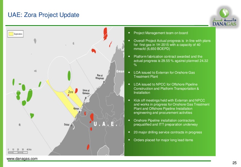EQUITY INVESTORS PRESENTATION – Dana Gas – slide 24