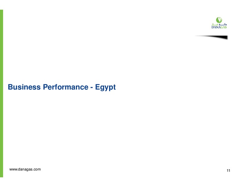 JUNE 2013 CORPORATE PRESENTATION – Dana Gas – slide 10