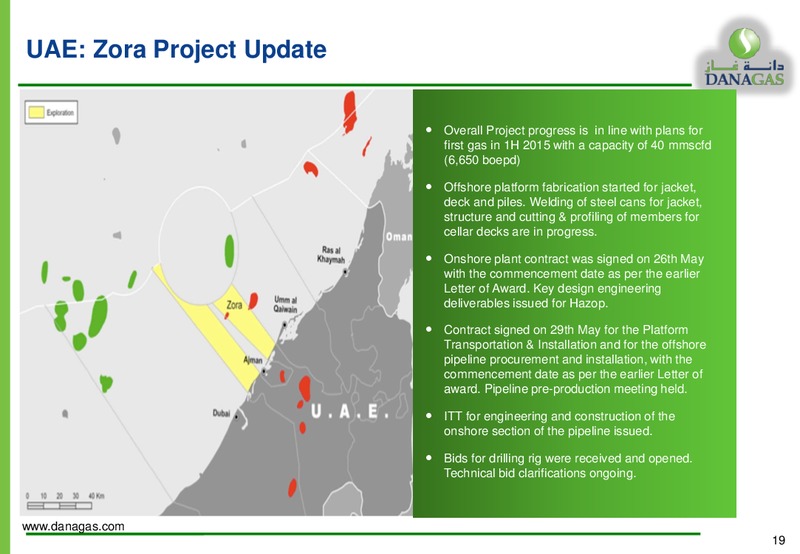 CAPITAL MARKETS PRESENTATION – Dana Gas – slide 18