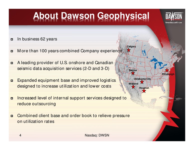 INVESTOR PRESENTATION – Dawson Geophysical – slide 3