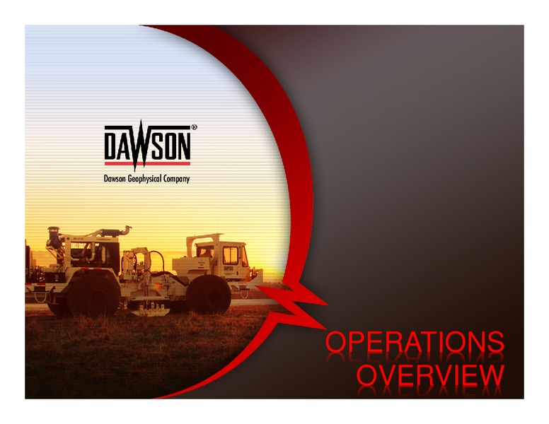 INVESTOR PRESENTATION – Dawson Geophysical – slide 7