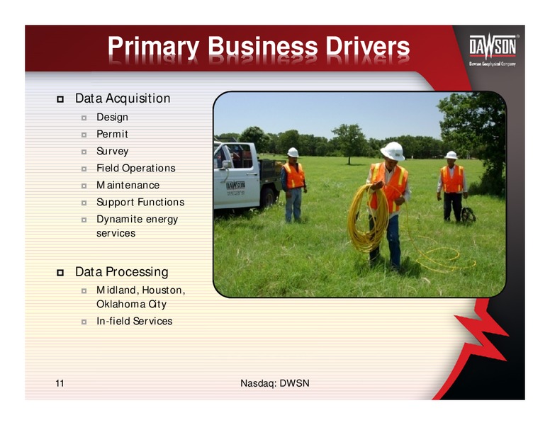 INVESTOR PRESENTATION – Dawson Geophysical – slide 10