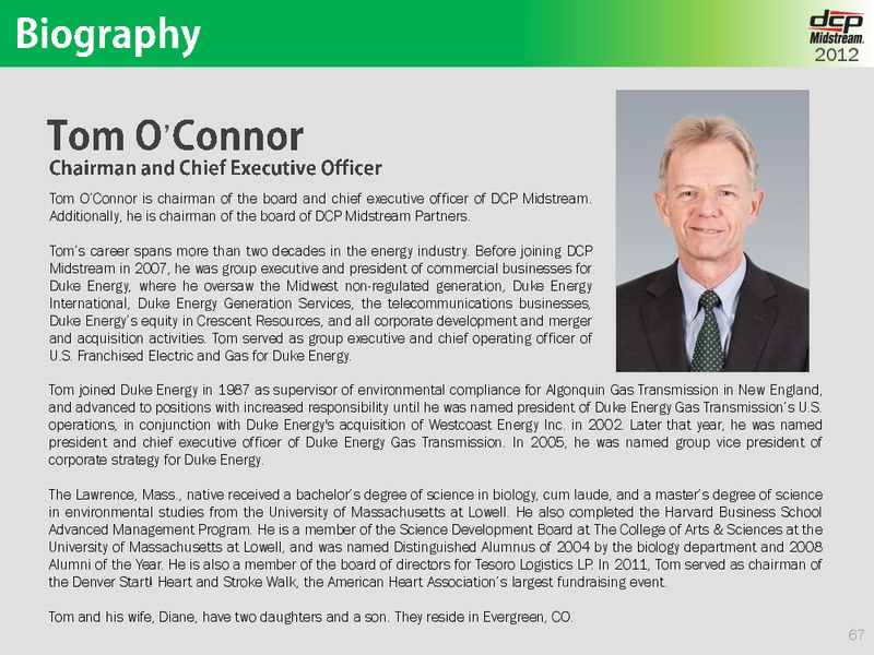 OCTOBER 2012 INVESTOR DAY – DCP Midstream Partners Lp – slide 66