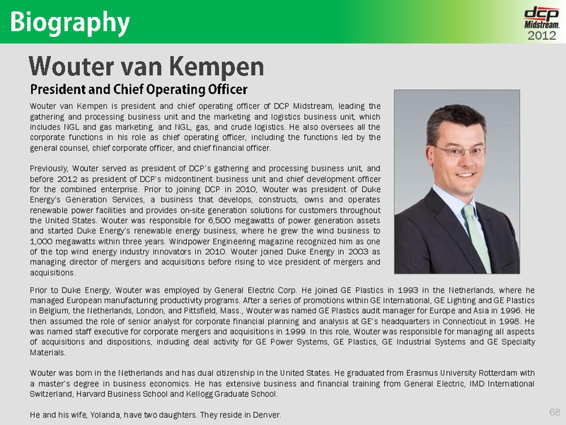 OCTOBER 2012 INVESTOR DAY – DCP Midstream Partners Lp – slide 67