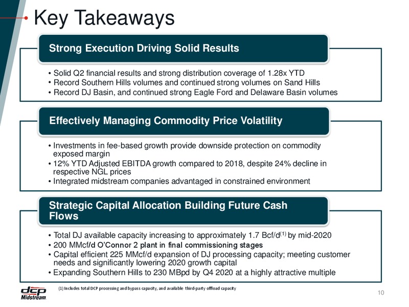 2Q 2019 Earnings Presentation – DCP Midstream LP – slide 9