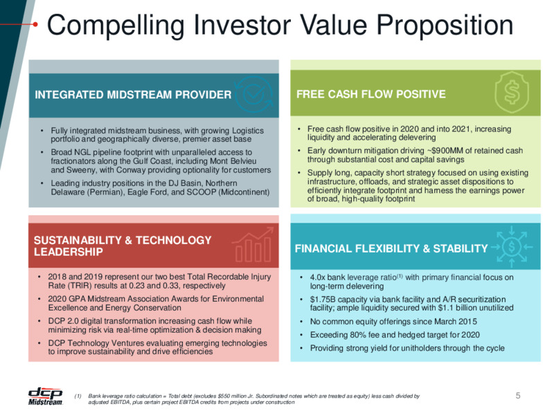 Citi 2020 One on One Event – DCP Midstream LP – slide 4