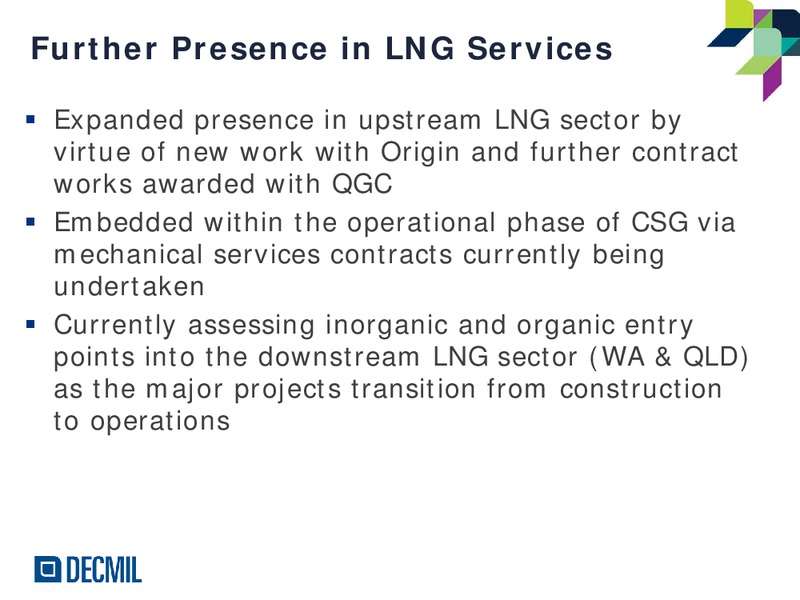 H1FY15 Results – Decmil – slide 16