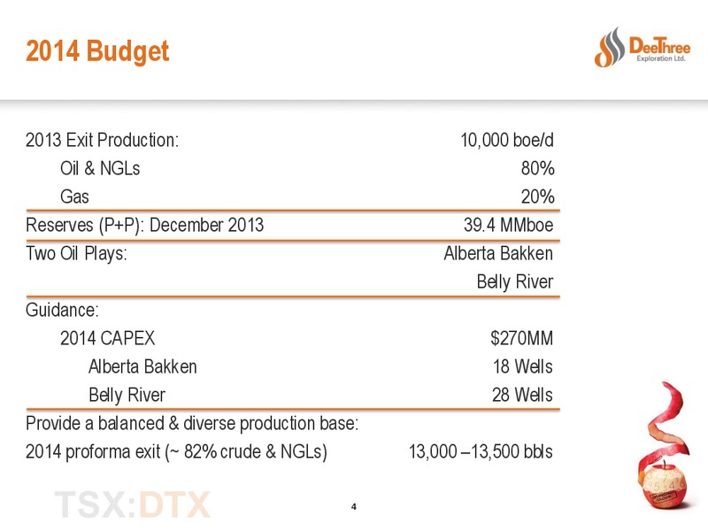 EXECUTING THE PROGRAM – Deethree Exploration Ltd. – slide 3