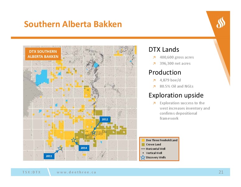 NOVEMBER 2014 CORPORATE PRESENTATION – Deethree Exploration Ltd. – slide 19