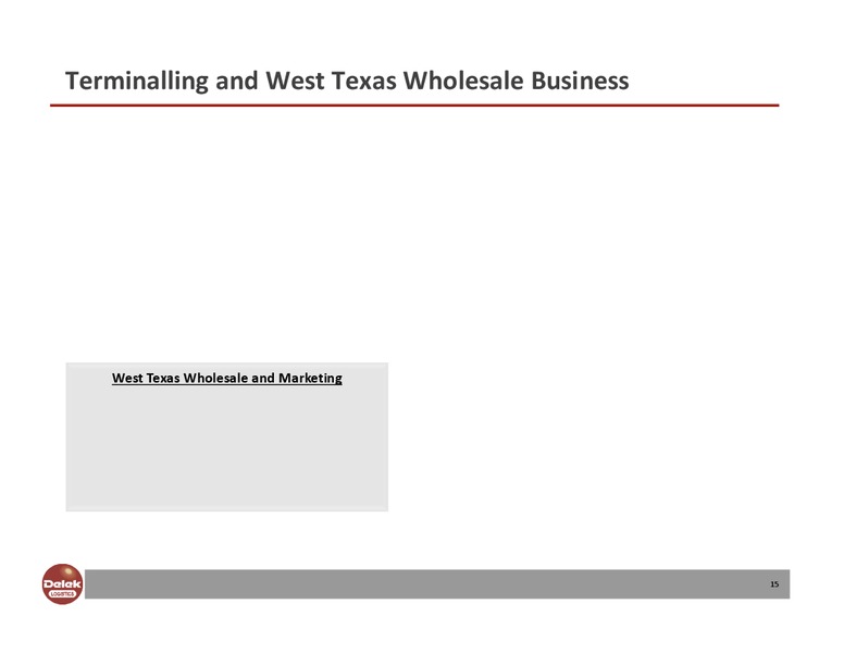 INVESTOR PRESENTATION – Delek Logistics Partners, LP – slide 14