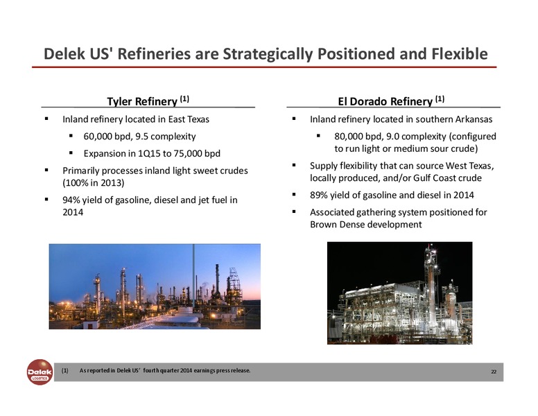 INVESTOR PRESENTATION – Delek Logistics Partners, LP – slide 21