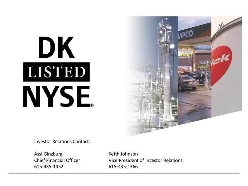 Investor Presentation – Delek Us Holdings – slide 37